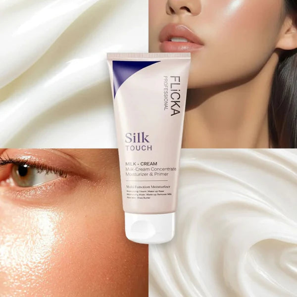 Flicka Professional Silk Touch Milk-Cream – Moisturizer, Makeup Base & Remover