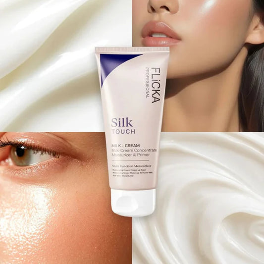 Flicka Professional Silk Touch Milk-Cream – Moisturizer, Makeup Base & Remover