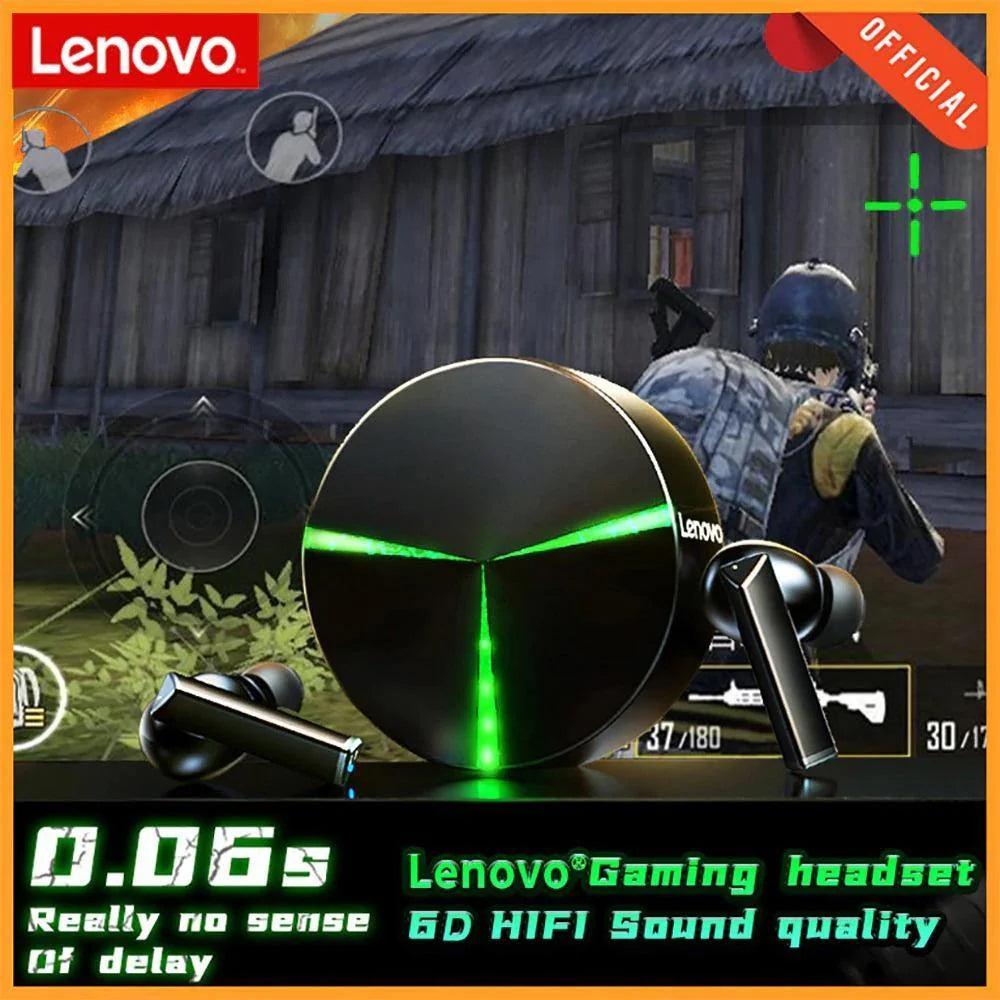 Lenovo GM1 Gaming Earbuds – 60ms Low Latency Wireless Bluetooth