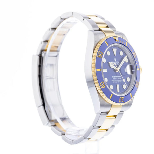 Blue Dial Luxury Dive Watch – Classic Stainless-Steel Style